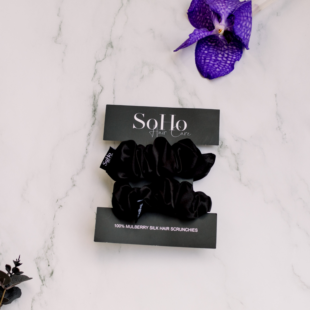 The SoHo Silk Scrunchies